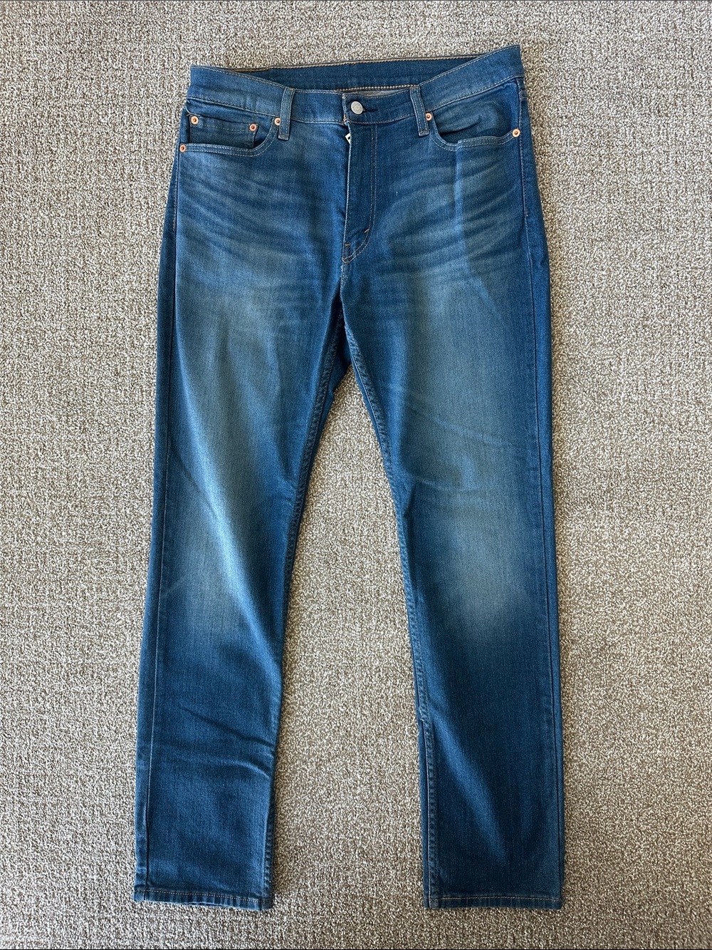 Levi's Dark Blue Straight Jeans